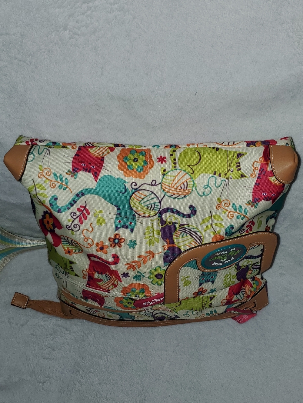 Lily Bloom Cat Print Crossbody Bag - Picture 12 of 14